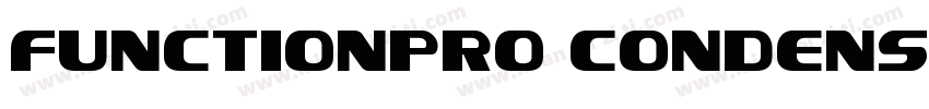 functionpro condense字体转换